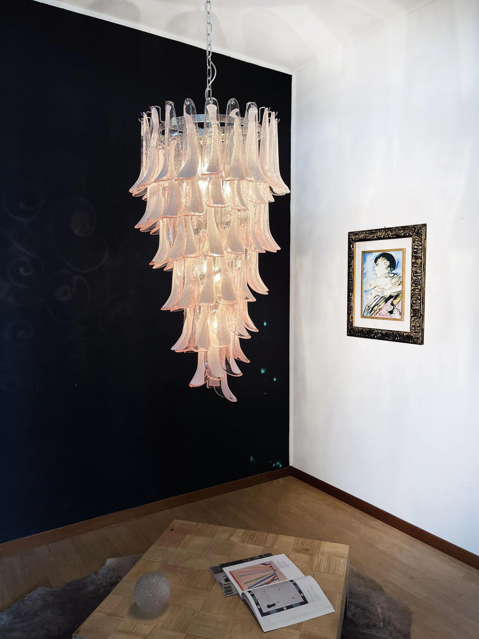 chandelier - top view