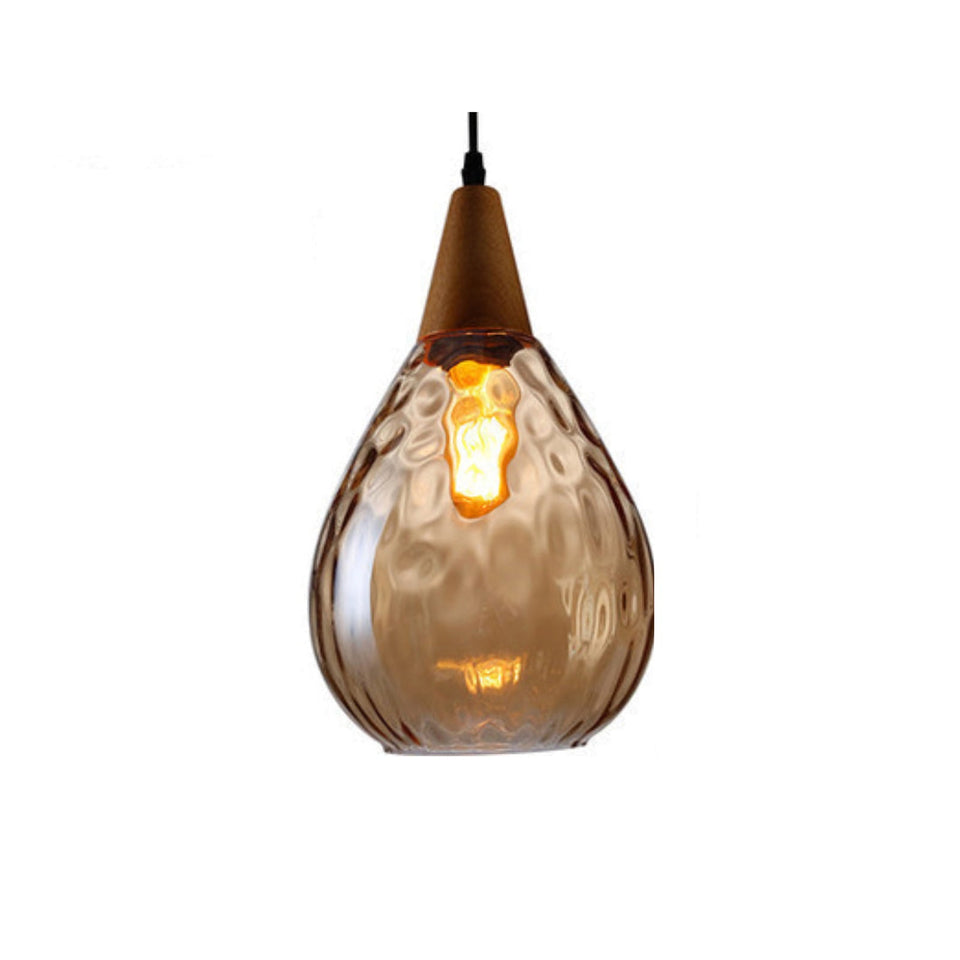Besnier Rippled Glass Pendant Light