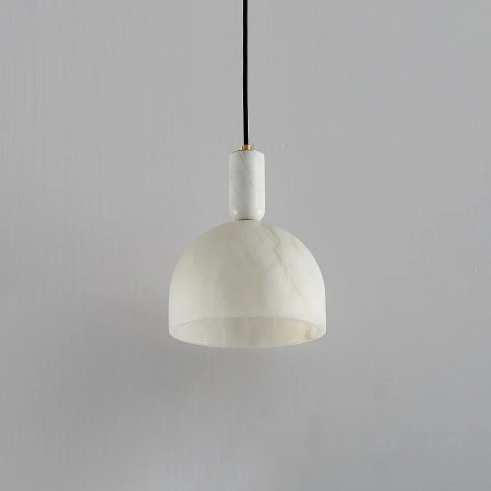 Brass Blair Alabaster Pendant Light