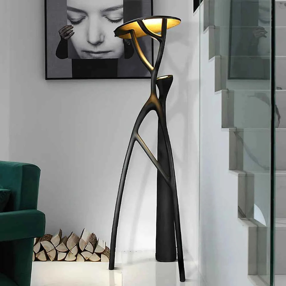 Blonski Black Statue Floor Lamp