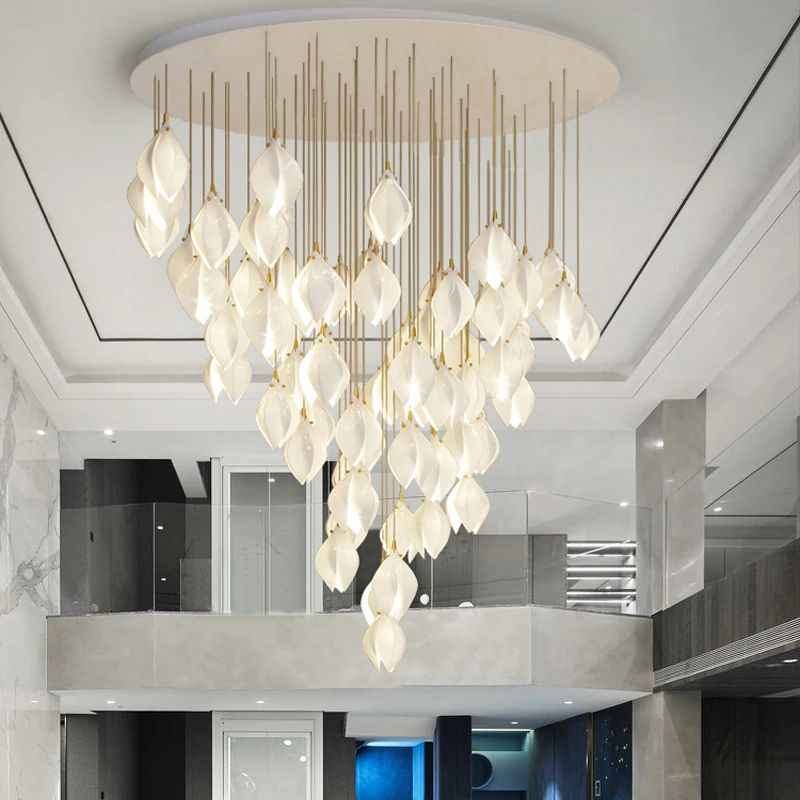 Bloom Porcelain Petals Pendant Light