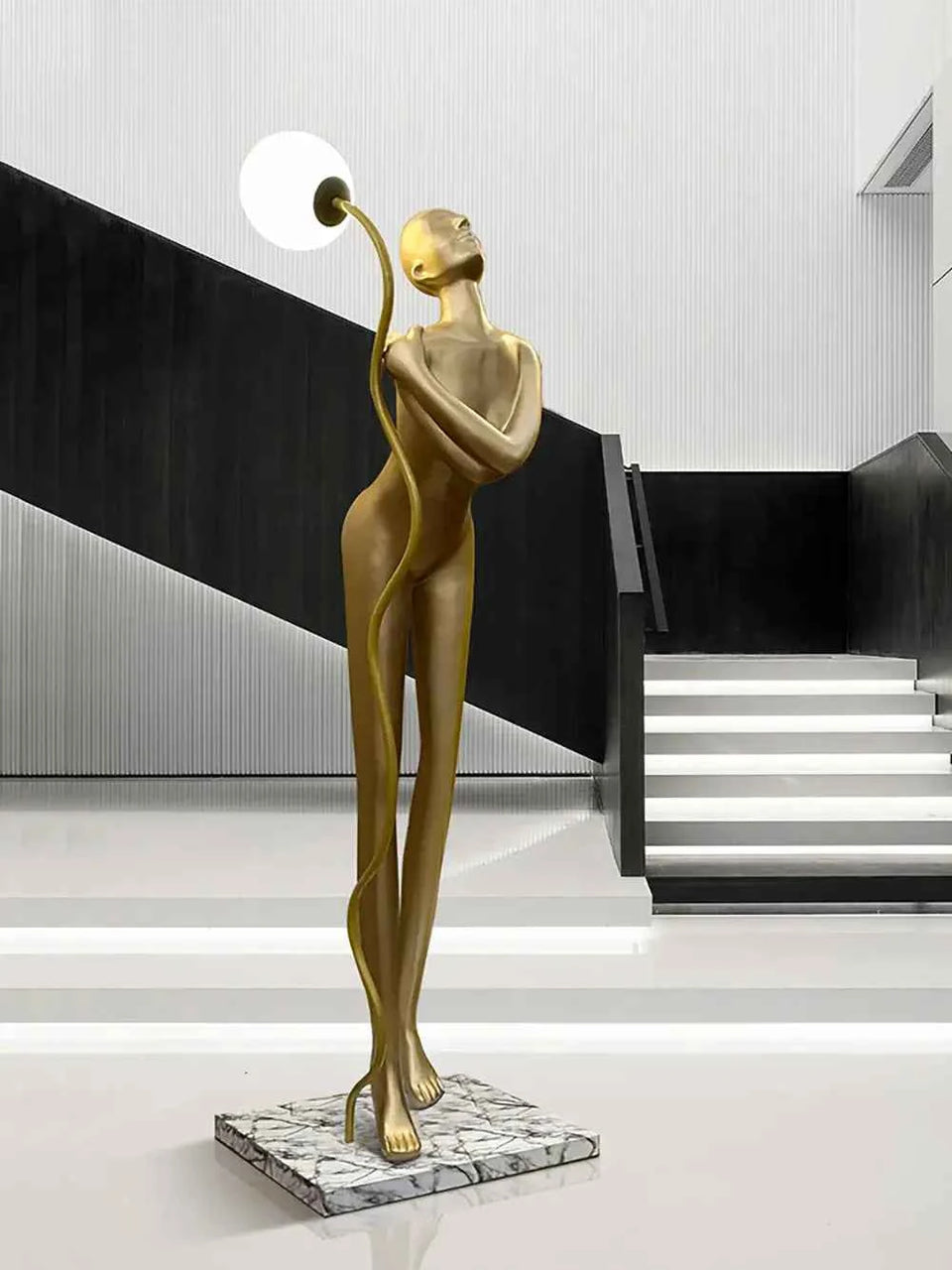 Body Art Venus Sculpture Floor Lamp