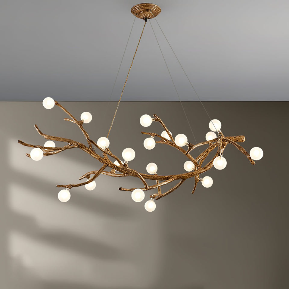 Boho Tree Branch Chandelier