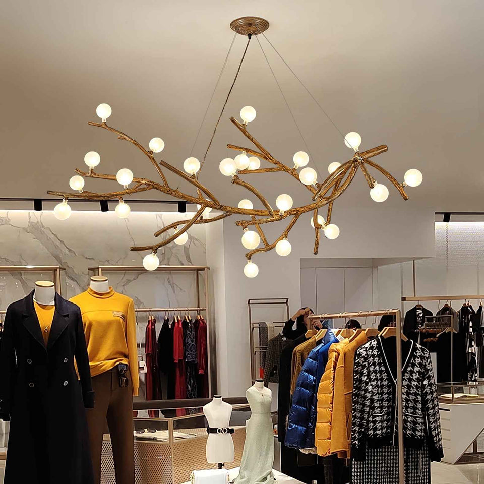 Boho Tree Branch Chandelier