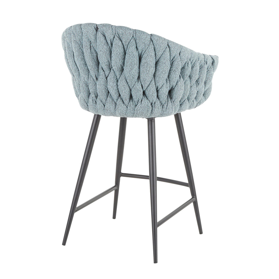 Braided Matisse 26" Fixed-Height Counter Stool