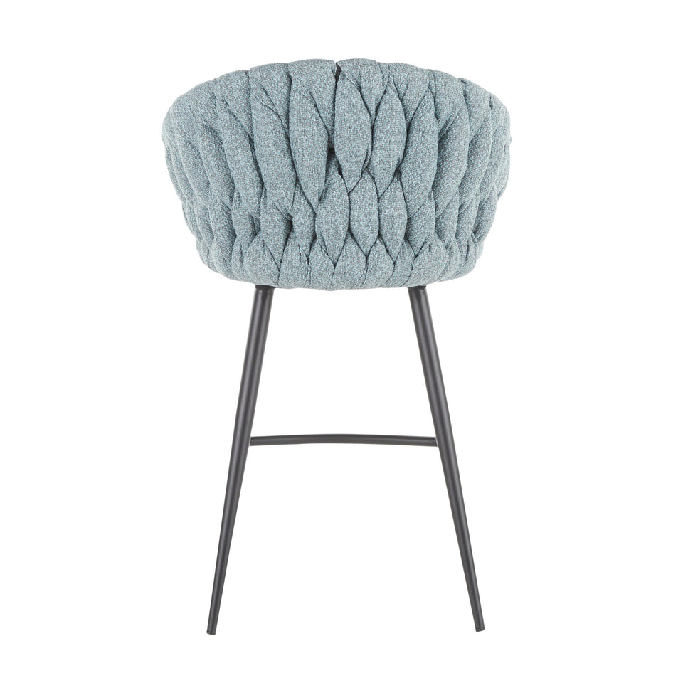 Braided Matisse 26" Fixed-Height Counter Stool