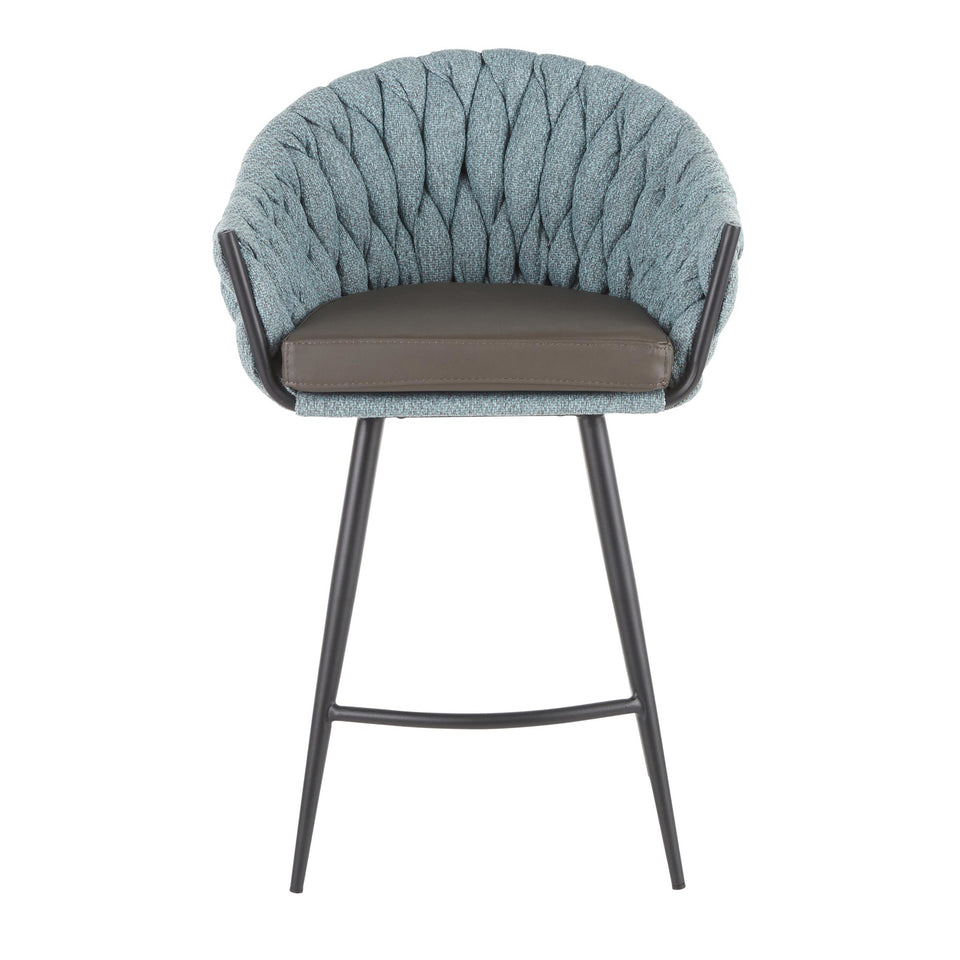Braided Matisse 26" Fixed-Height Counter Stool