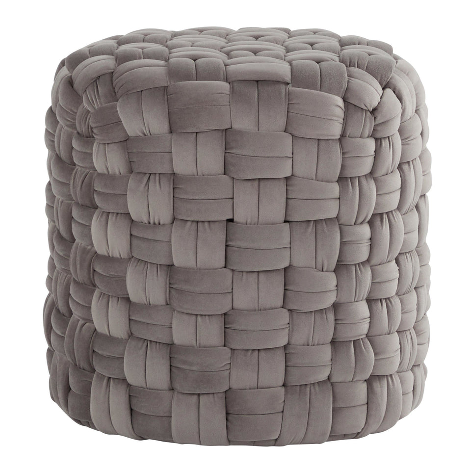 Braided Round 16" Ottoman