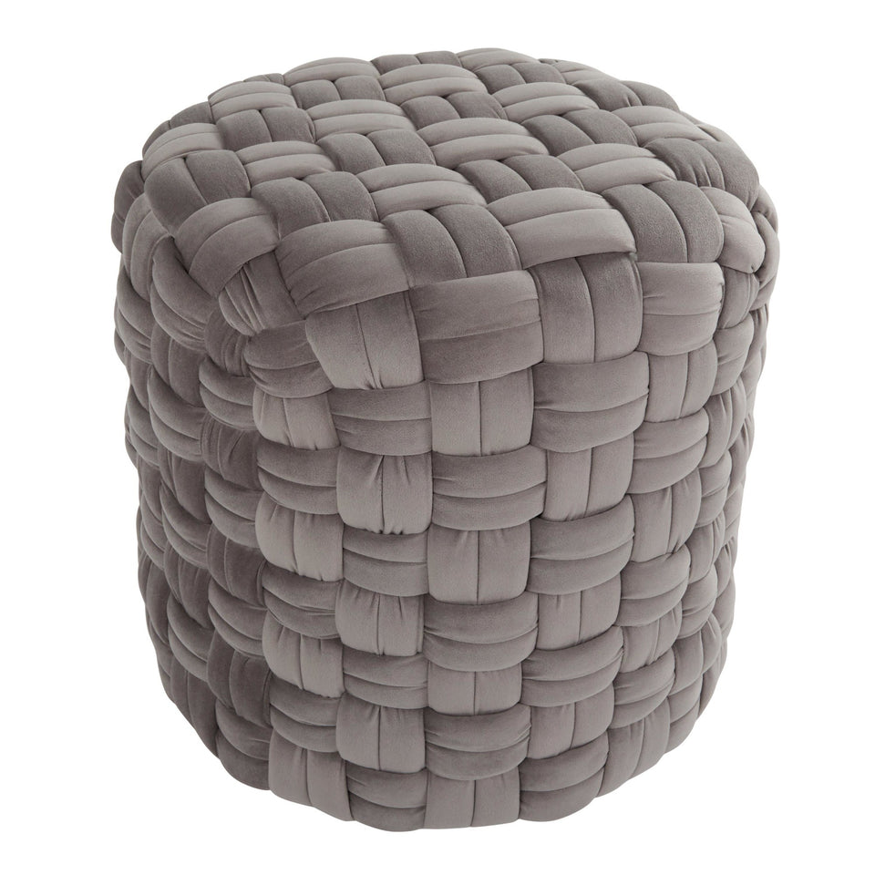 Braided Round 16" Ottoman