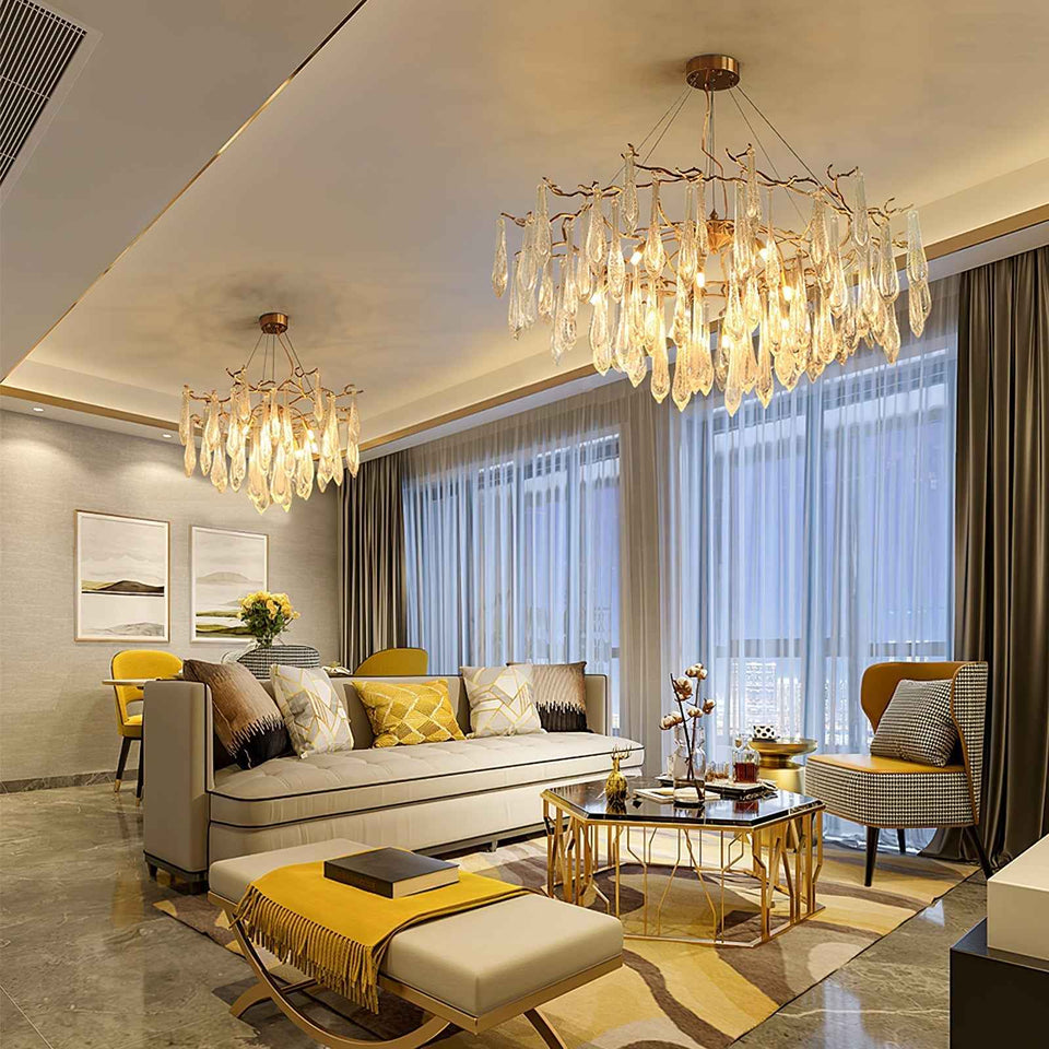 Branchs Brass Chandelier