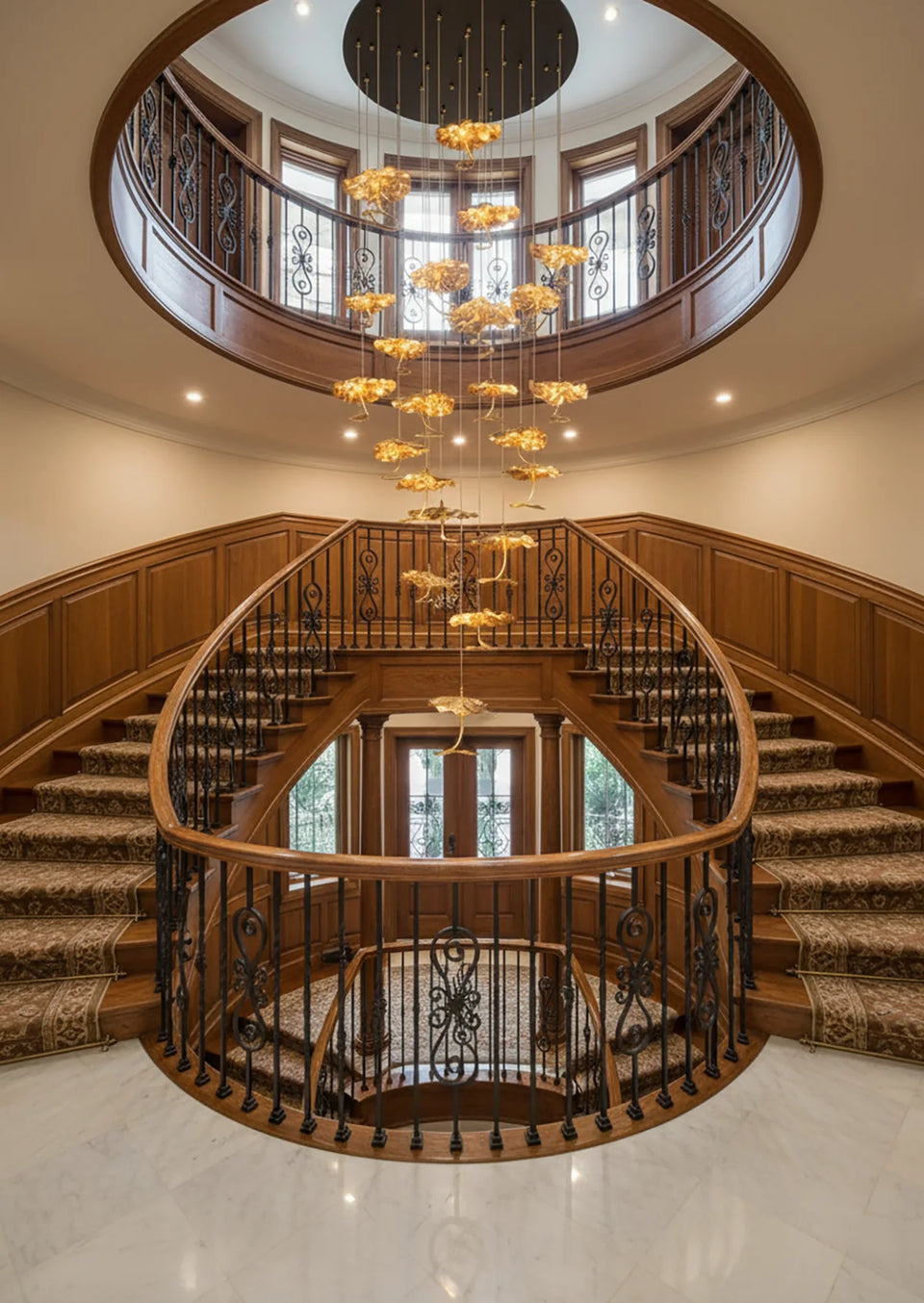 Brass Aviary Constellation Chandelier
