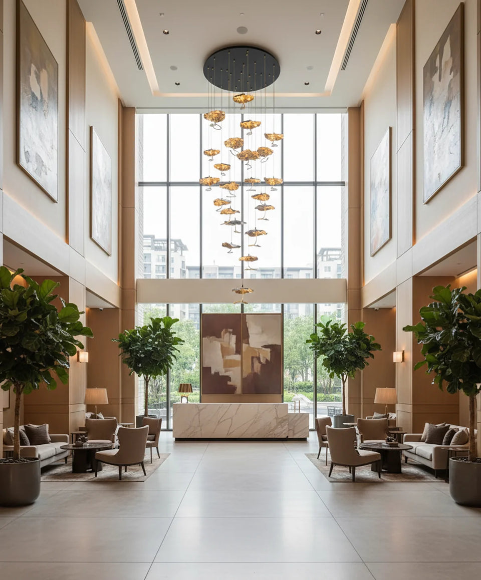 Brass Aviary Constellation Chandelier