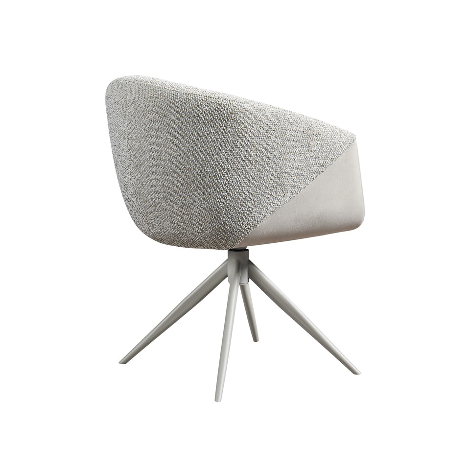 Breccia Swivel Chair in Beige