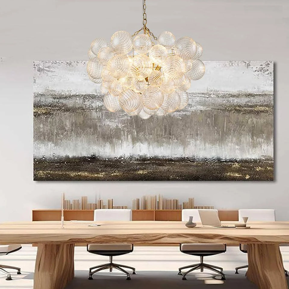 Bubbles Glass Ball Chandelier