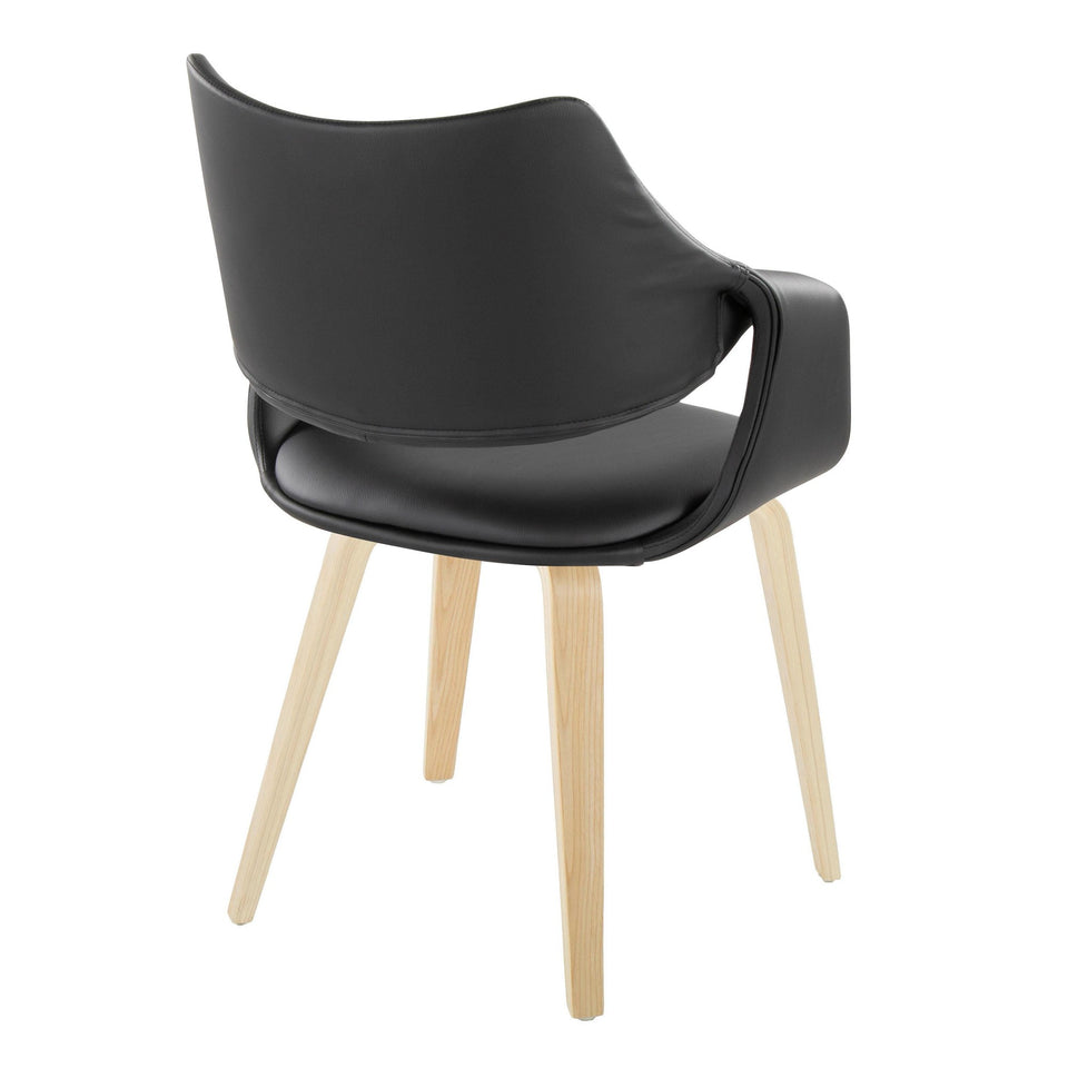 Curvo High Back Upholstered Chair - Set of 2