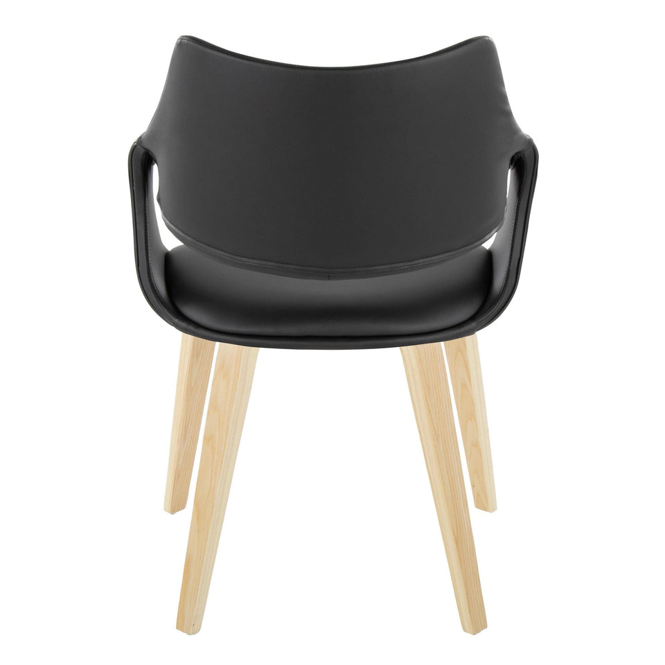 Curvo High Back Upholstered Chair - Set of 2