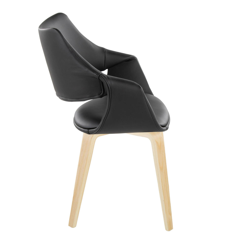 Curvo High Back Upholstered Chair - Set of 2