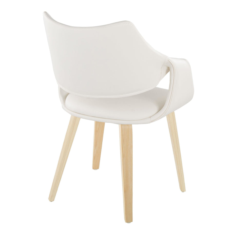 Curvo High Back Upholstered Chair - Set of 2