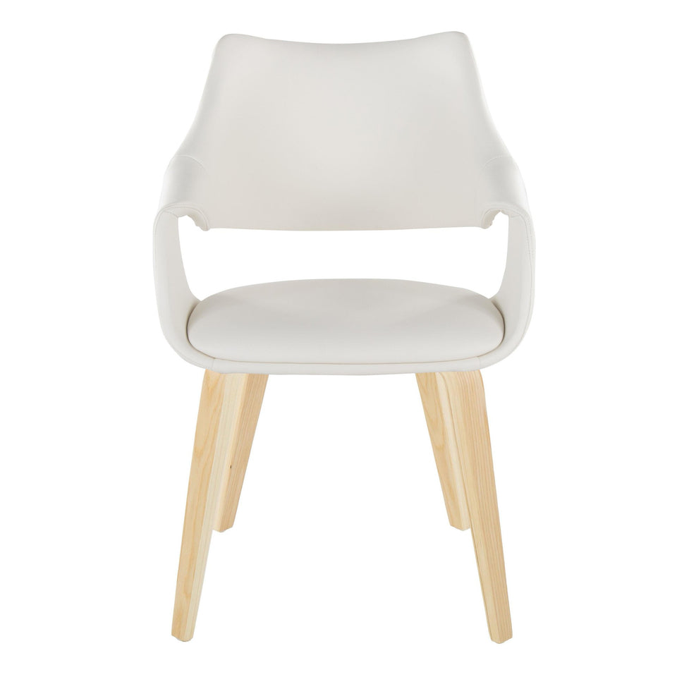 Curvo High Back Upholstered Chair - Set of 2
