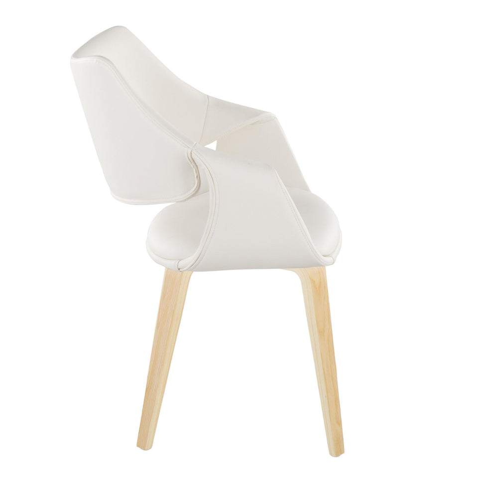 Curvo High Back Upholstered Chair - Set of 2