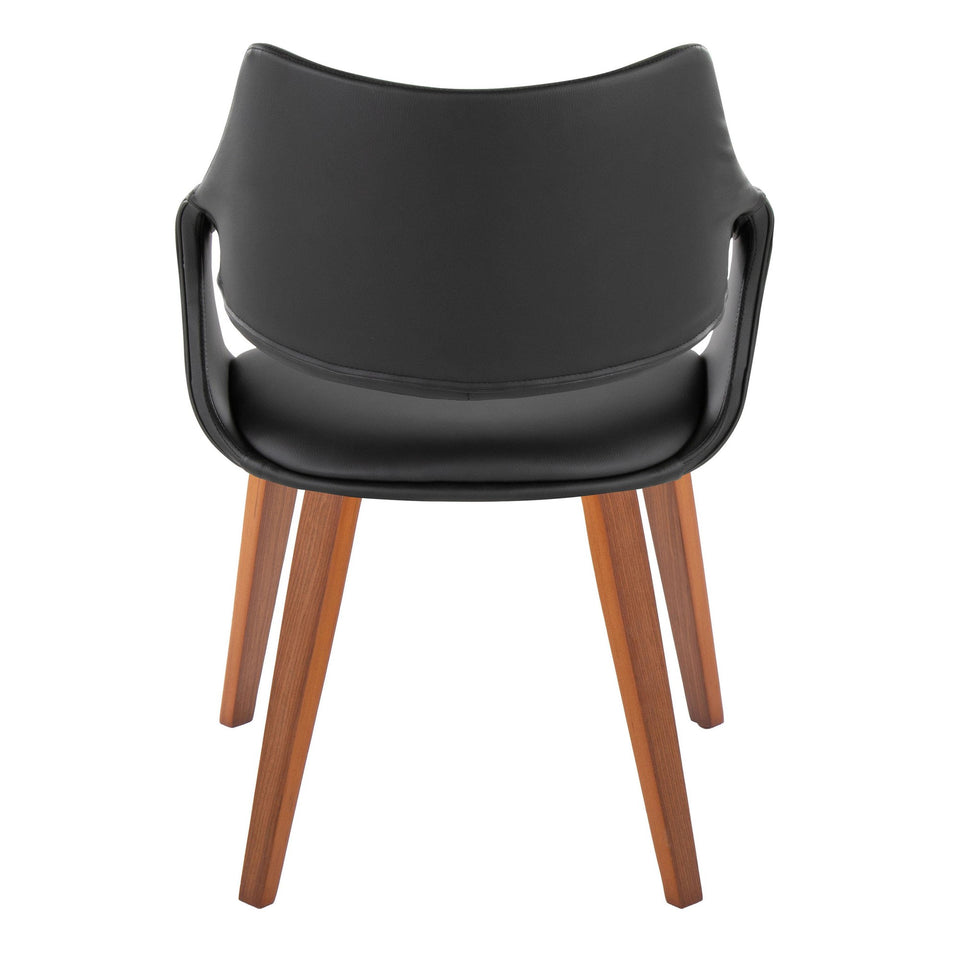Curvo High Back Upholstered Chair - Set of 2
