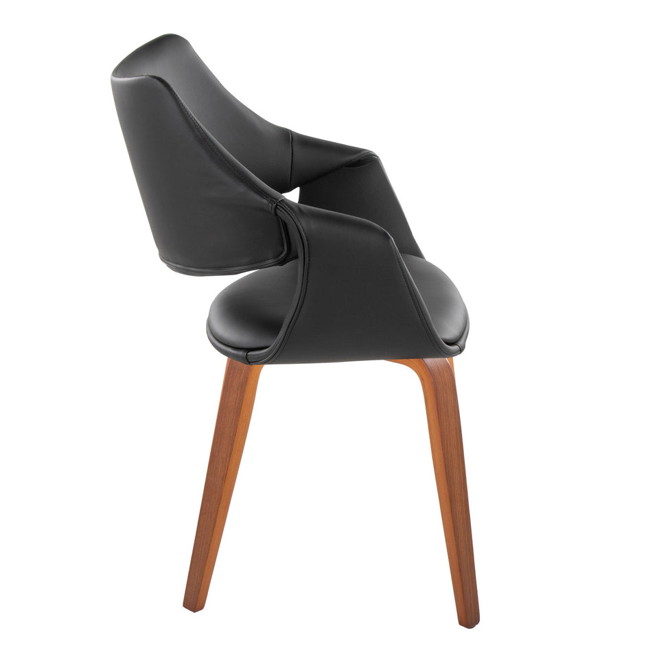 Curvo High Back Upholstered Chair - Set of 2
