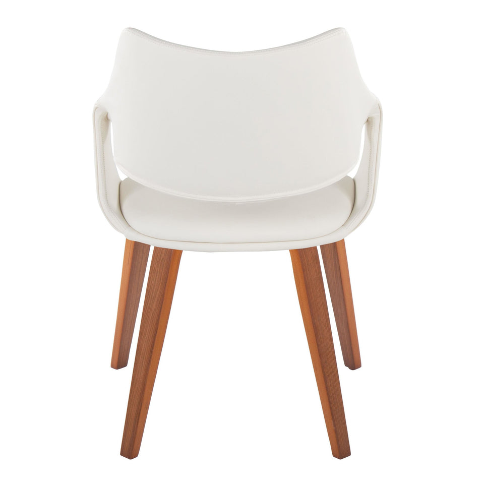Curvo High Back Upholstered Chair - Set of 2