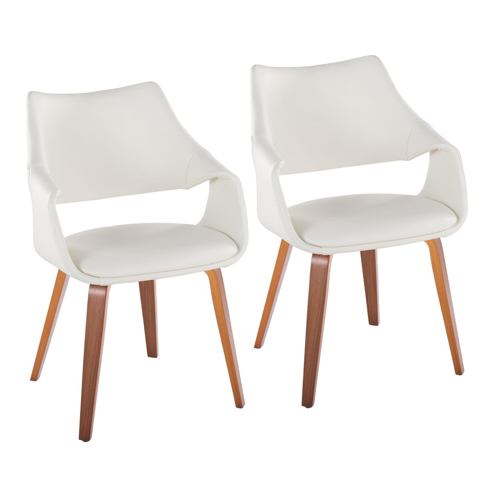 Curvo High Back Upholstered Chair - Set of 2