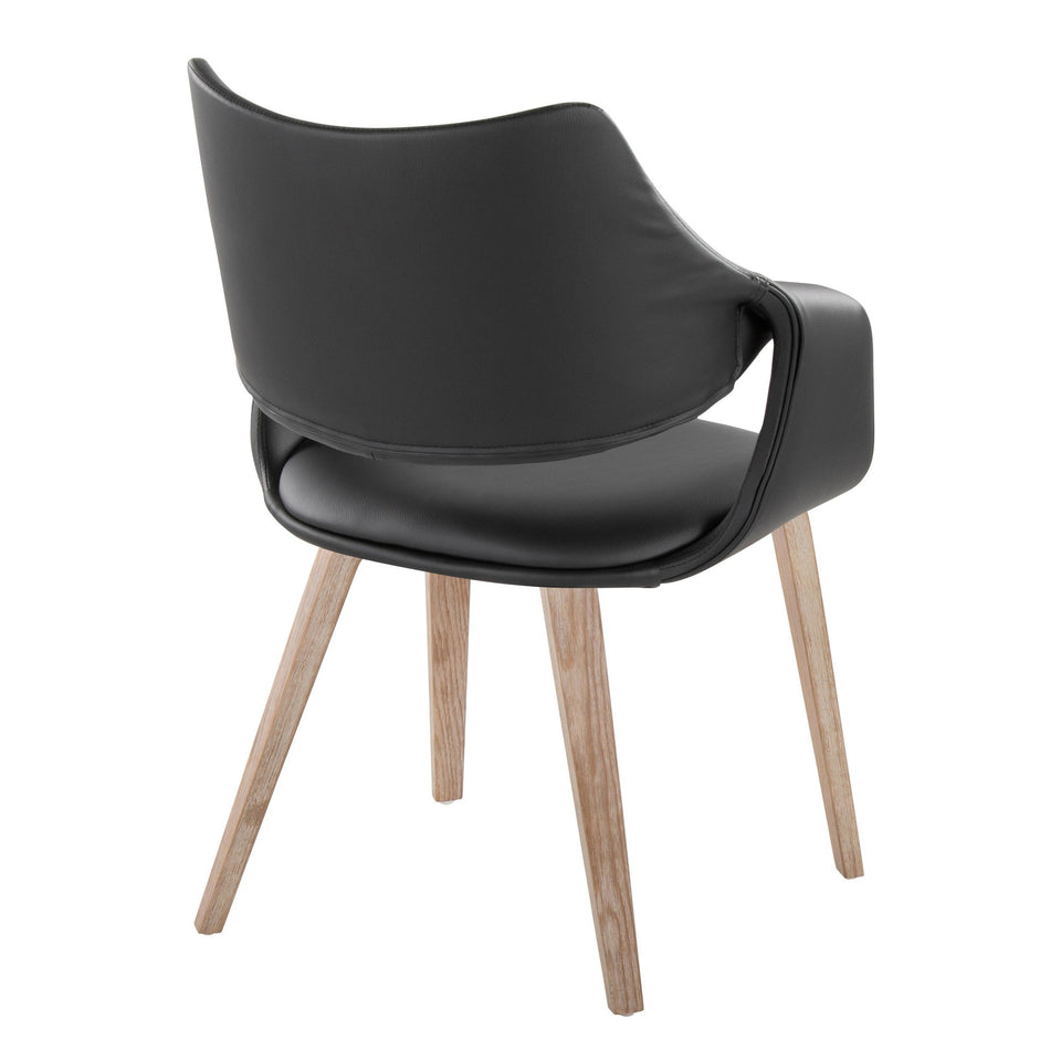 Curvo High Back Upholstered Chair - Set of 2