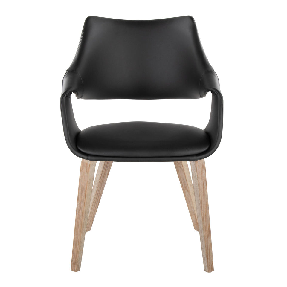 Curvo High Back Upholstered Chair - Set of 2