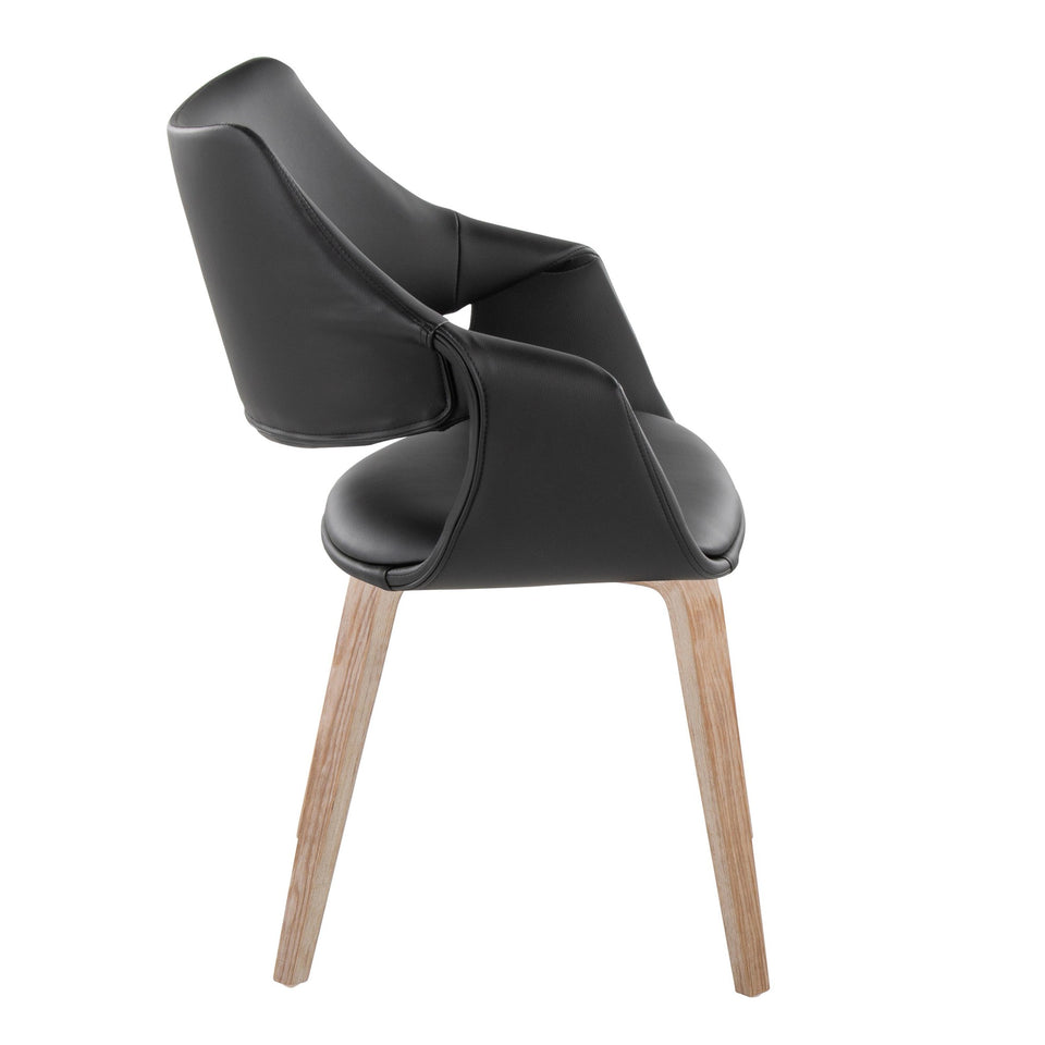 Curvo High Back Upholstered Chair - Set of 2