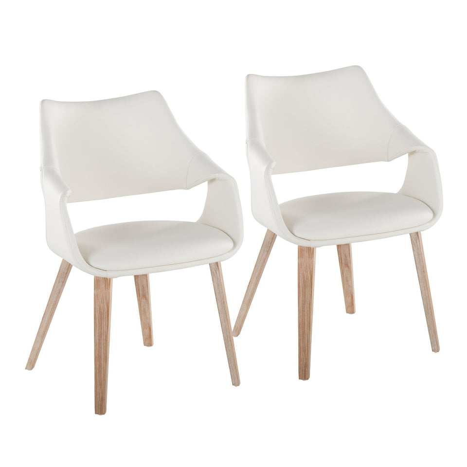 Curvo High Back Upholstered Chair - Set of 2