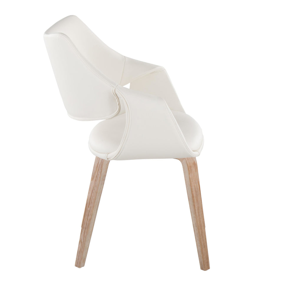 Curvo High Back Upholstered Chair - Set of 2