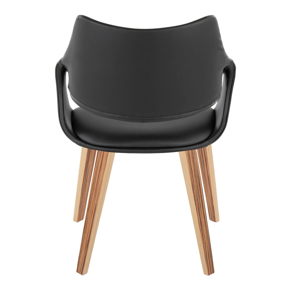 Curvo High Back Upholstered Chair - Set of 2