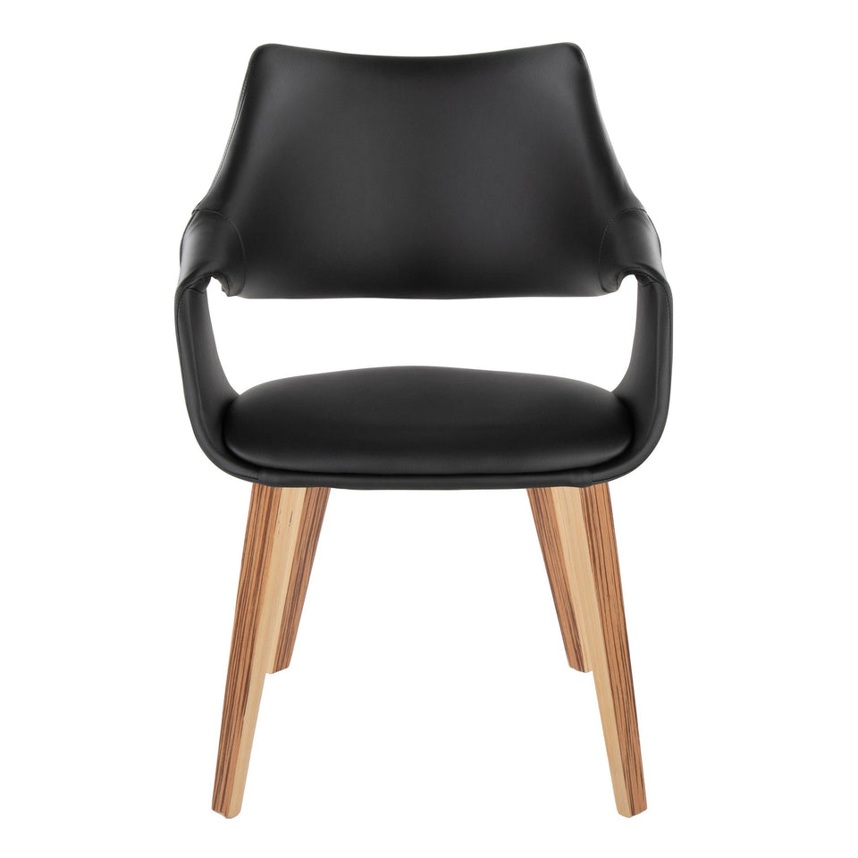 Curvo High Back Upholstered Chair - Set of 2