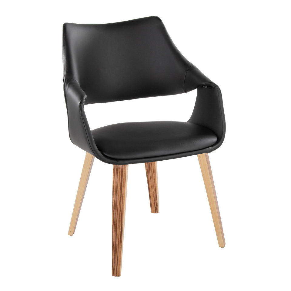 Curvo High Back Upholstered Chair - Set of 2
