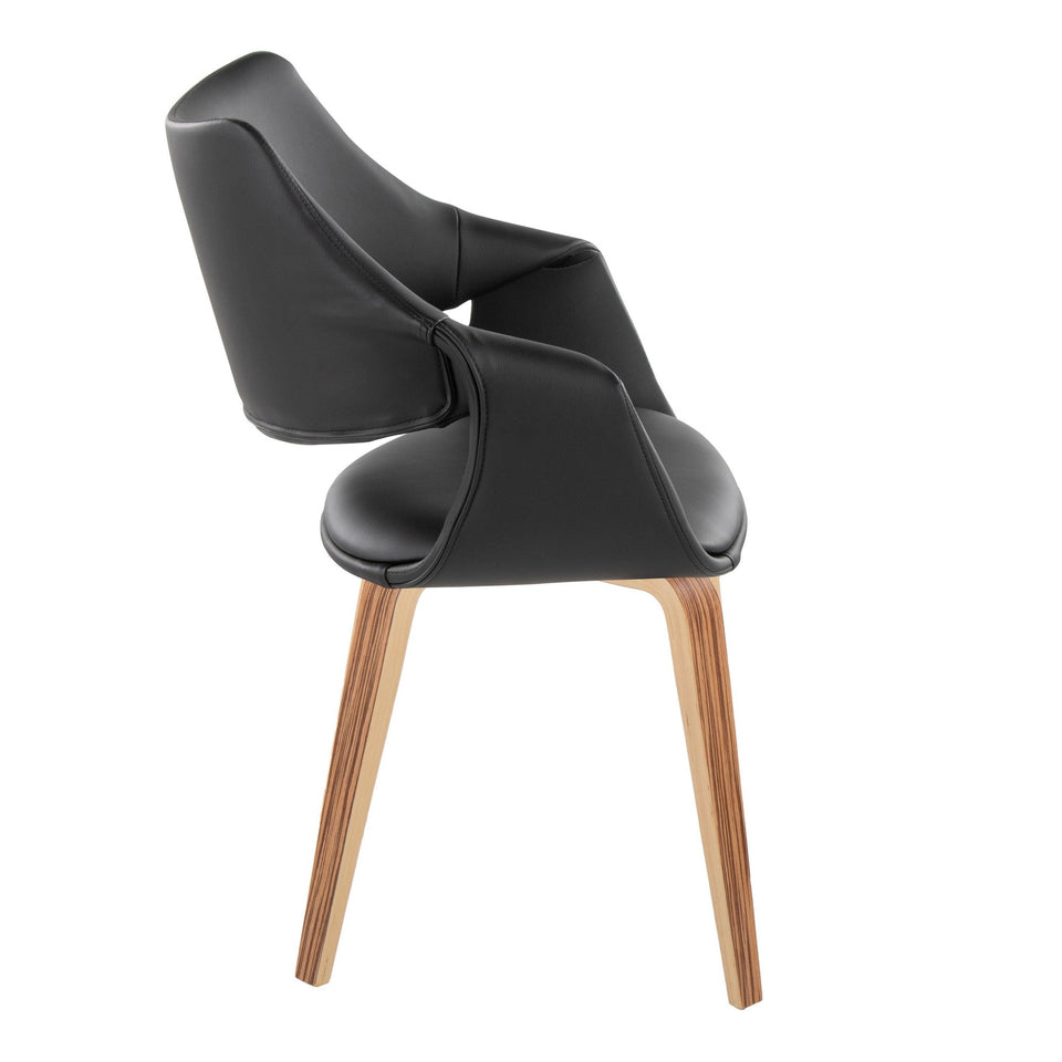 Curvo High Back Upholstered Chair - Set of 2
