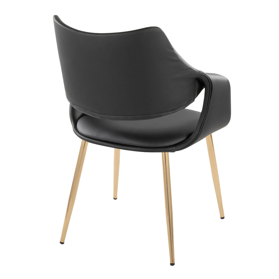 Curvo High Back Upholstered Chair - Set of 2
