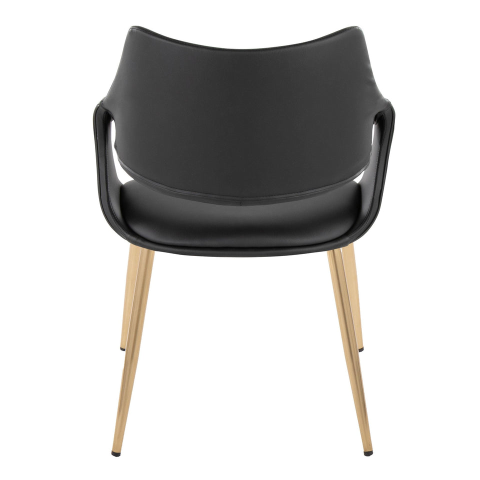 Curvo High Back Upholstered Chair - Set of 2