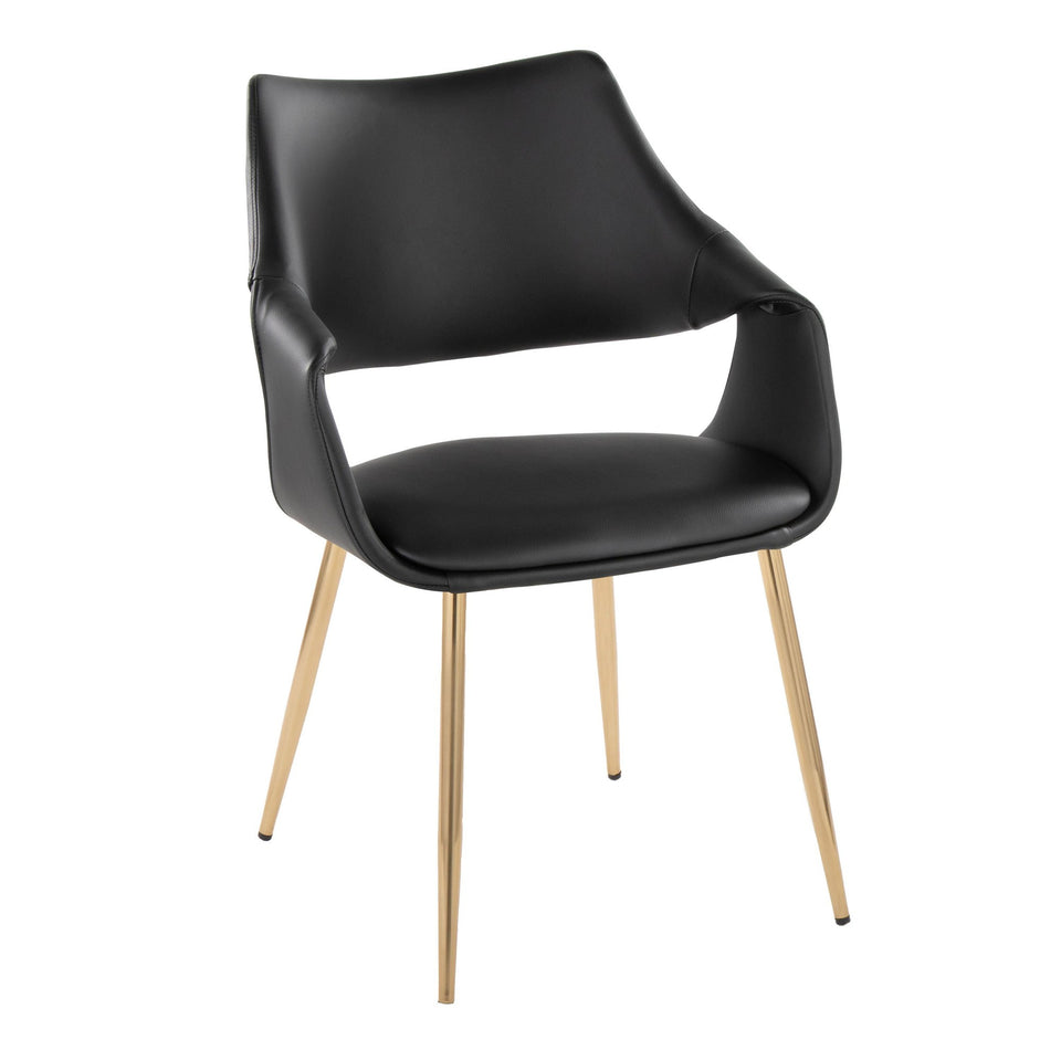 Curvo High Back Upholstered Chair - Set of 2