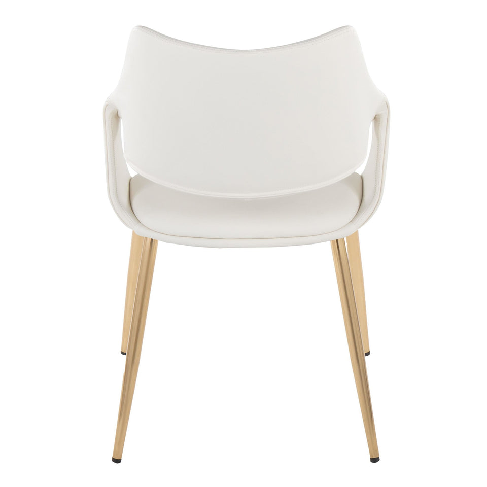 Curvo High Back Upholstered Chair - Set of 2