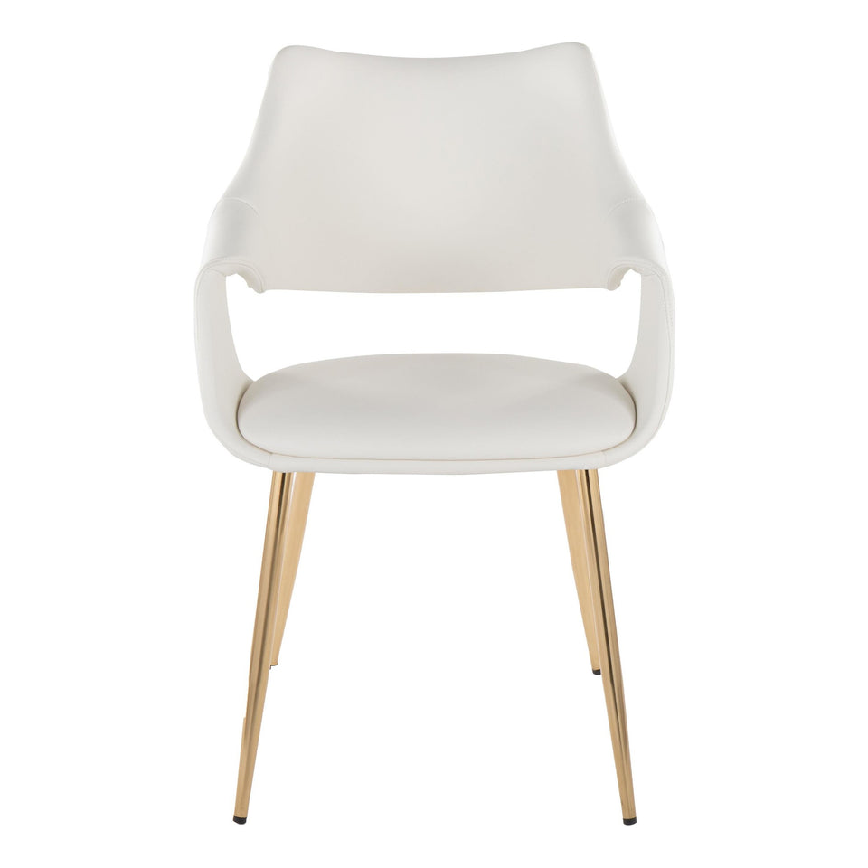 Curvo High Back Upholstered Chair - Set of 2