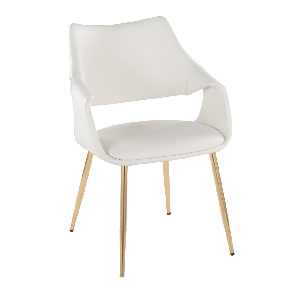Curvo High Back Upholstered Chair - Set of 2