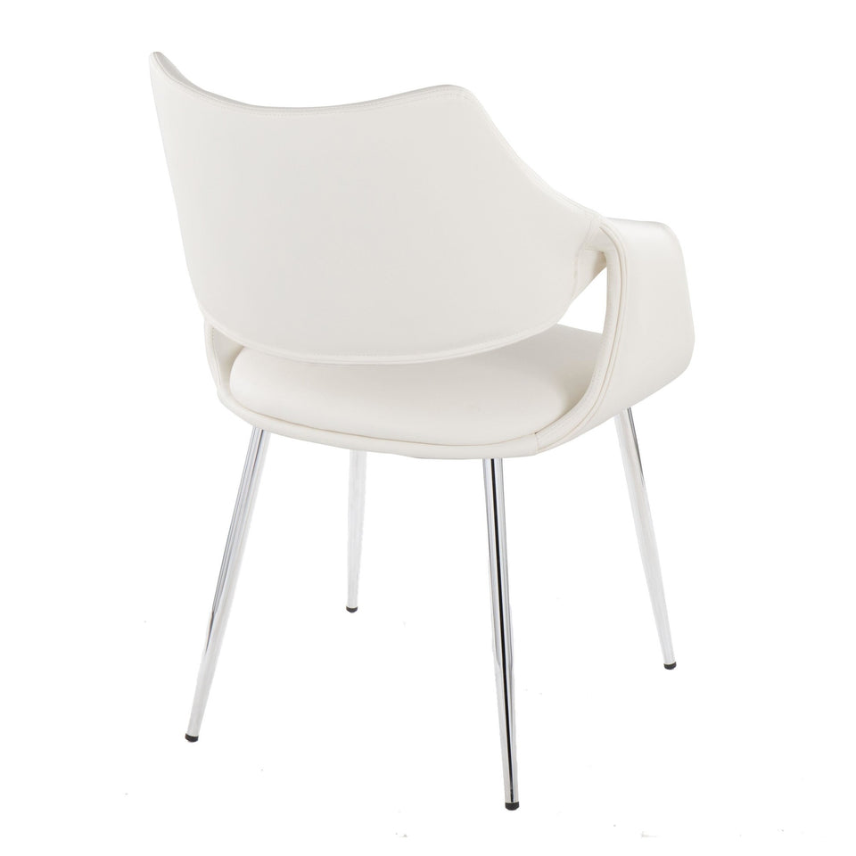 Curvo High Back Upholstered Chair - Set of 2