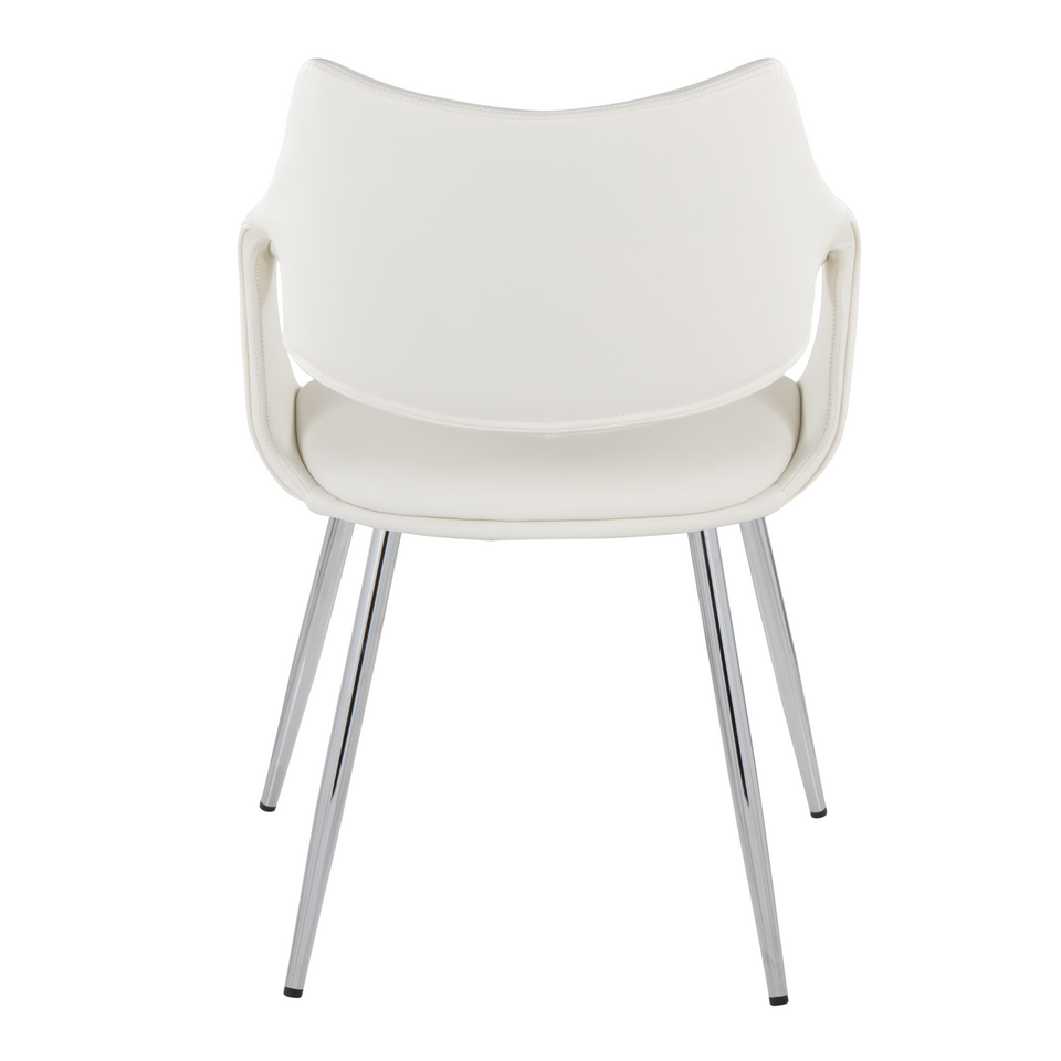 Curvo High Back Upholstered Chair - Set of 2