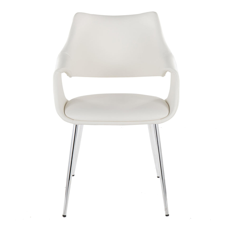 Curvo High Back Upholstered Chair - Set of 2