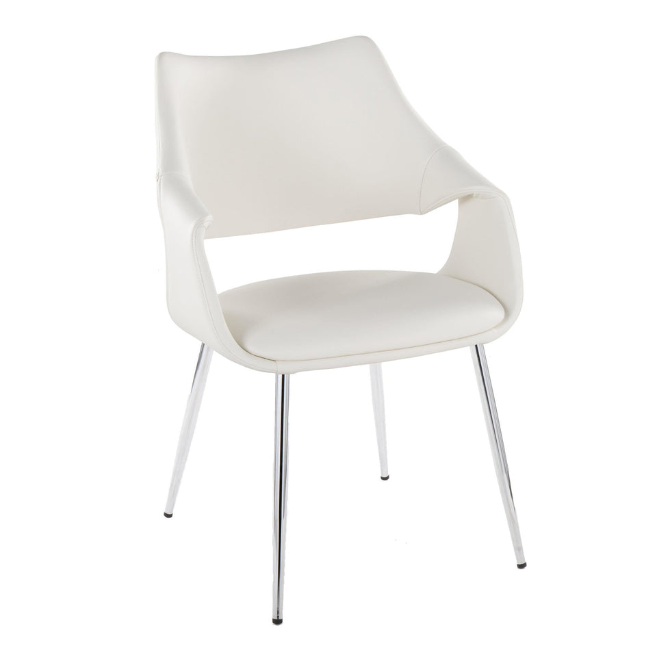 Curvo High Back Upholstered Chair - Set of 2