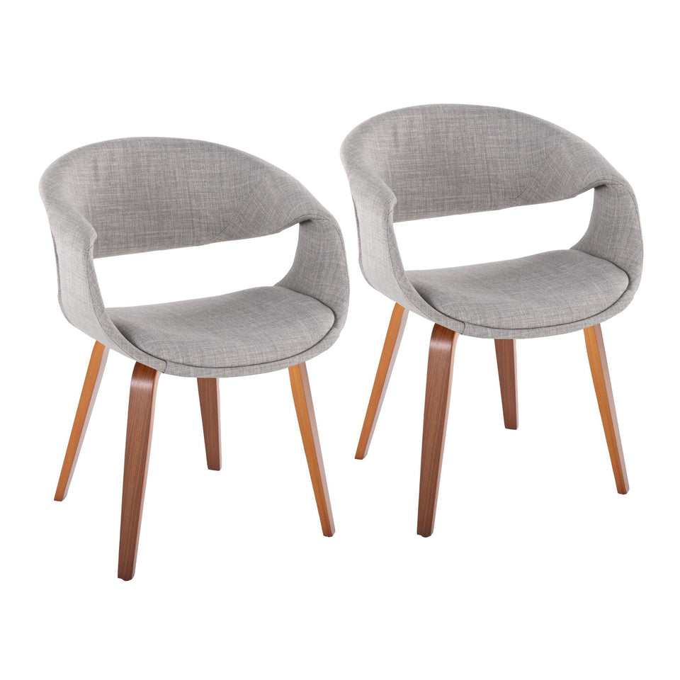 Curvo Upholstered Chair - Set of 2