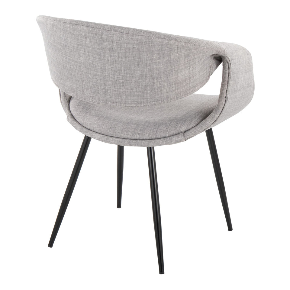 Curvo Upholstered Chair - Set of 2