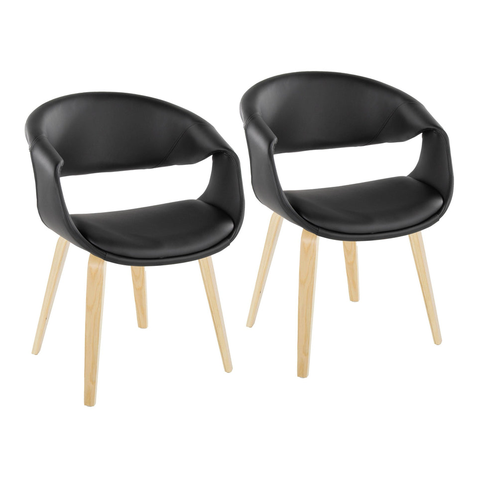 Curvo Upholstered Chair - Set of 2